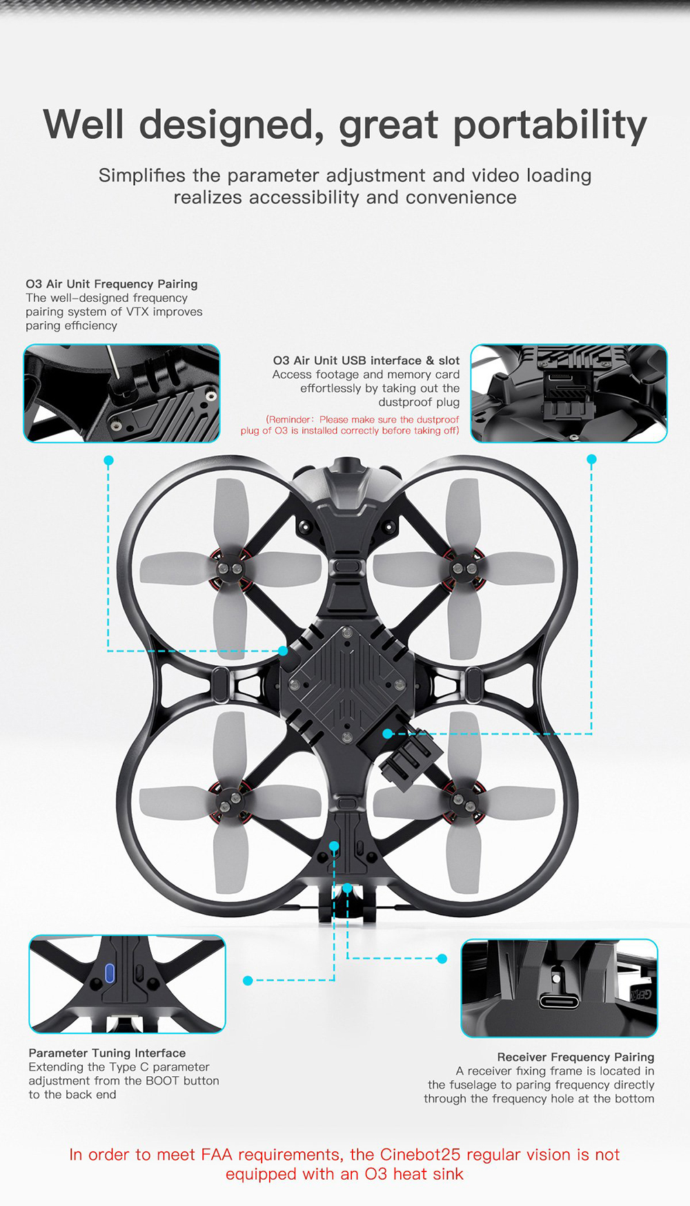 GEPRC-Cinebot25-S-HD-DJI-O3-25-Zoll-Whoop-FPV-Racing-Drohne-PNP-BNF-TAKER-G4-45A-AIO-Digital-System-2008239-6